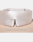 Silk Sleep Mask with Soft Padding for Luxurious Sleep in Total Darkness