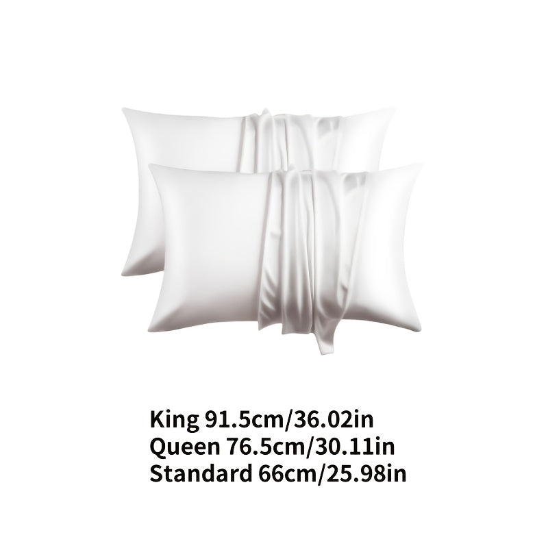 2-Pack Mulberry Silk Pillowcases – Soft, Breathable, Anti-Frizz Luxury Pillow Covers - Silken & Dreams