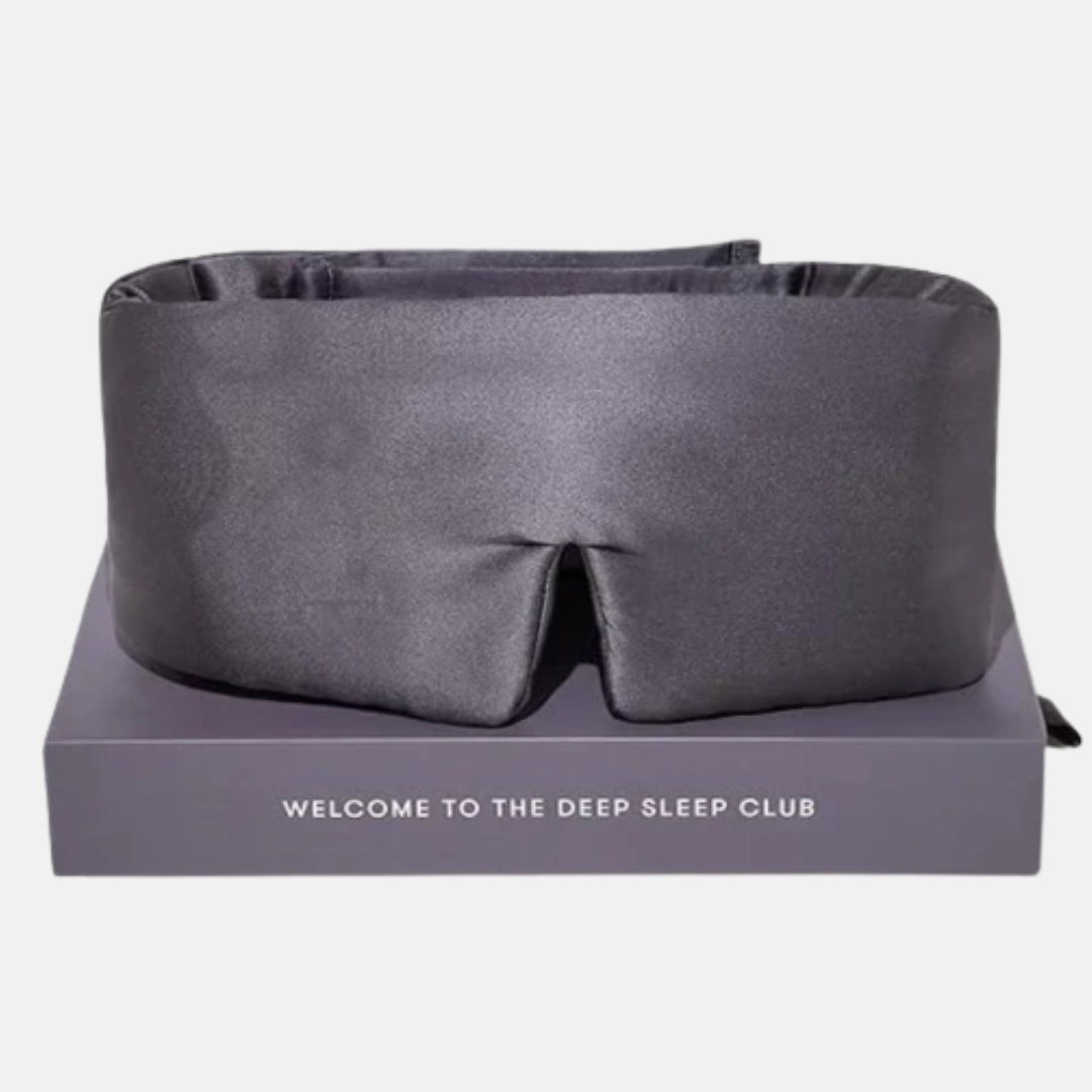 Silk Sleep Mask with Soft Padding for Luxurious Sleep in Total Darkness