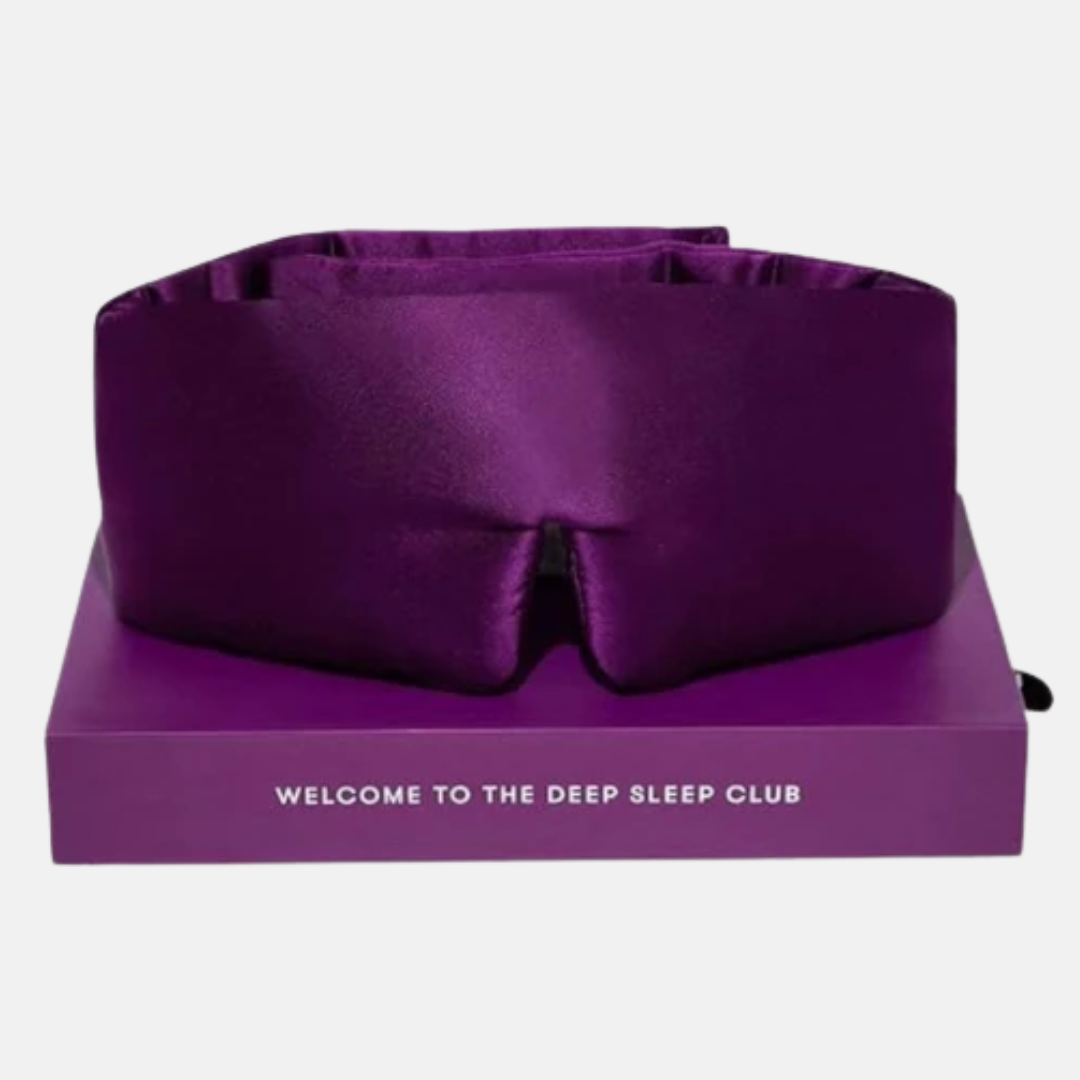 Silk Sleep Mask with Soft Padding for Luxurious Sleep in Total Darkness