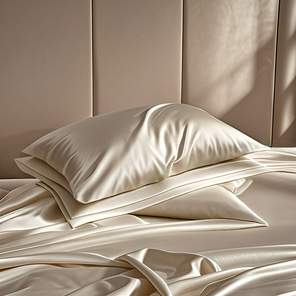 2-Pack Mulberry Silk Pillowcases – Soft, Breathable, Anti-Frizz Luxury Pillow Covers - Silken & Dreams