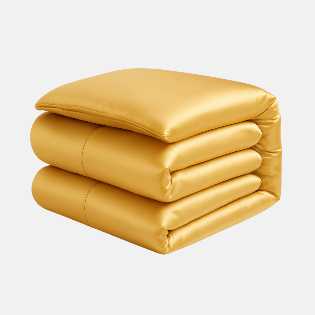 Mulberry Silk Duvet Cover – Seamless, Luxurious, Breathable & Hypoallergenic Bedding for Restful Sleep