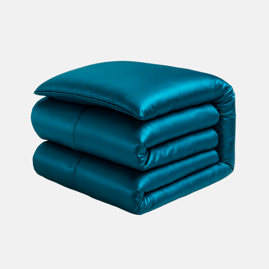 Mulberry Silk Duvet Cover – Seamless, Luxurious, Breathable & Hypoallergenic Bedding for Restful Sleep