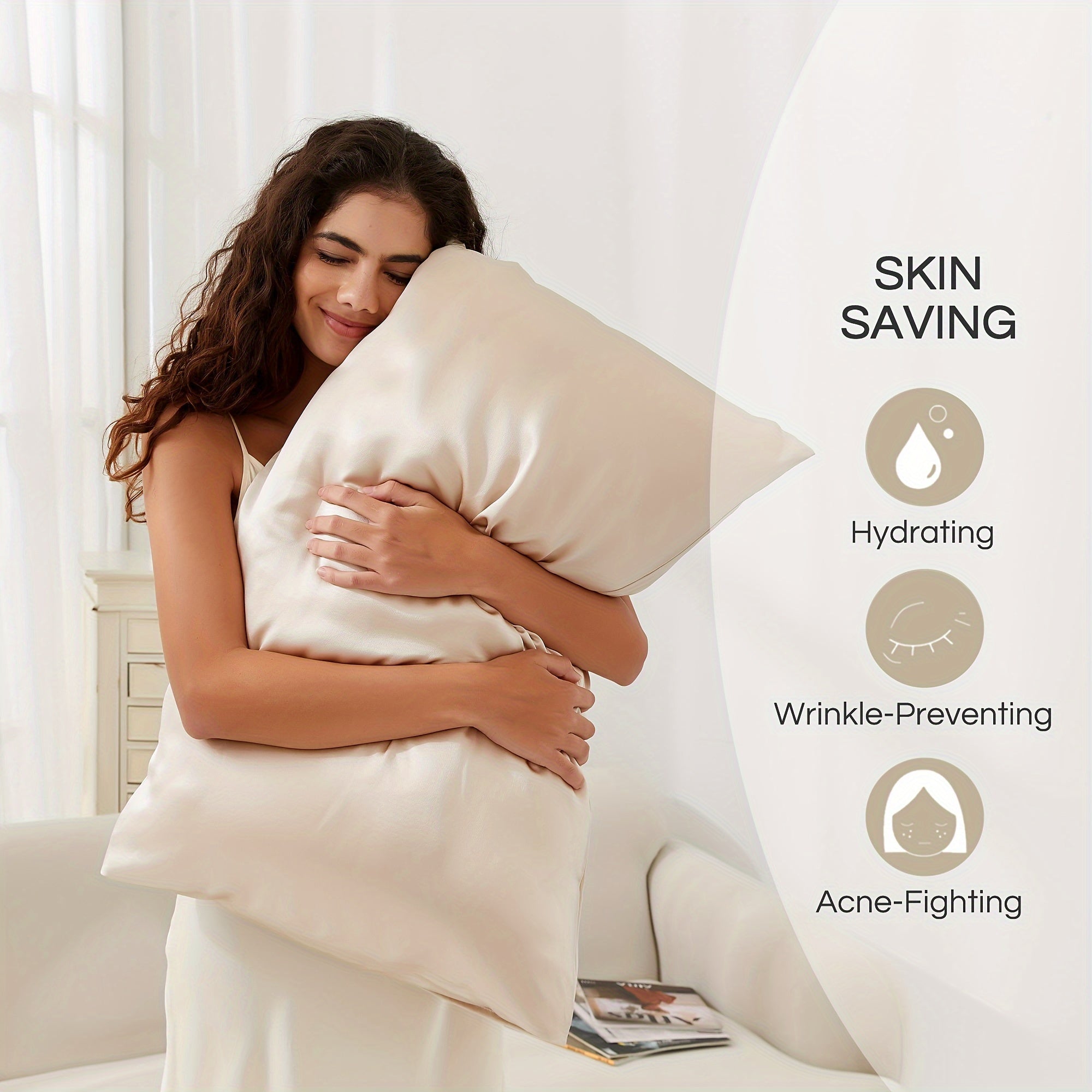 Mulberry Silk Pillowcases – Soft, Breathable, Anti-Frizz Luxury Pillow Covers - Silken & Dreams