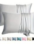2-Pack Mulberry Silk Pillowcases – Soft, Breathable, Anti-Frizz Luxury Pillow Covers - Silken & Dreams