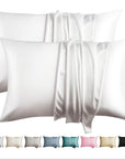 2-Pack Mulberry Silk Pillowcases – Soft, Breathable, Anti-Frizz Luxury Pillow Covers - Silken & Dreams