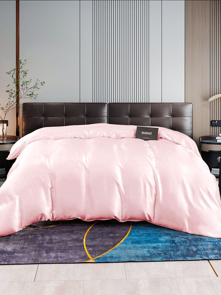 Mulberry Silk Duvet Cover – Seamless, Luxurious, Breathable & Hypoallergenic Bedding for Restful Sleep