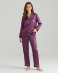 Pajama Set for Women – Soft, Breathable, Luxury Sleepwear with Long Sleeves & Pants - Silken & Dreams
