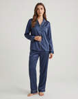 Pajama Set for Women – Soft, Breathable, Luxury Sleepwear with Long Sleeves & Pants - Silken & Dreams