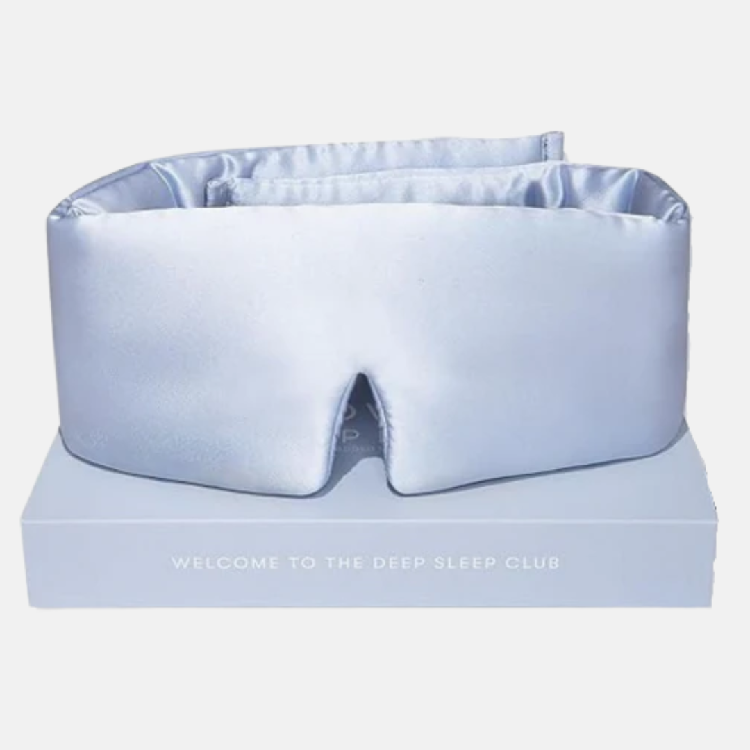 Silk Sleep Mask with Soft Padding for Luxurious Sleep in Total Darkness