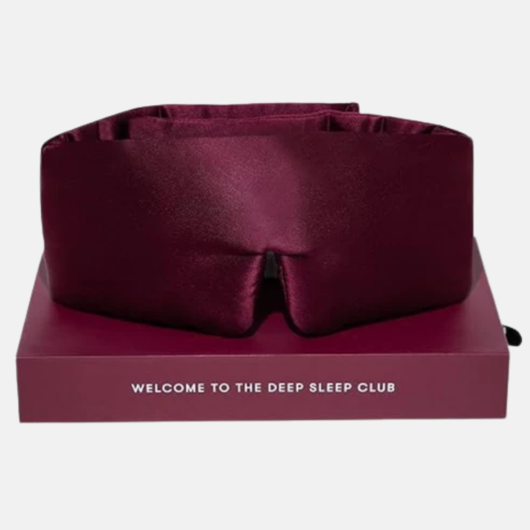Silk Sleep Mask with Soft Padding for Luxurious Sleep in Total Darkness