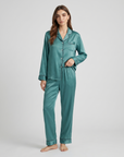Pajama Set for Women – Soft, Breathable, Luxury Sleepwear with Long Sleeves & Pants - Silken & Dreams