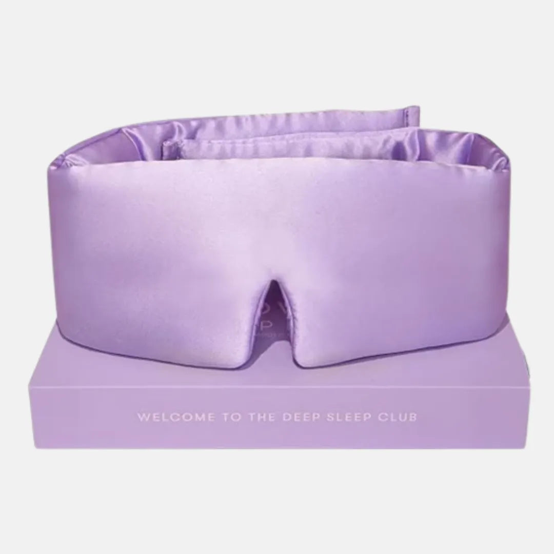 Silk Sleep Mask with Soft Padding for Luxurious Sleep in Total Darkness