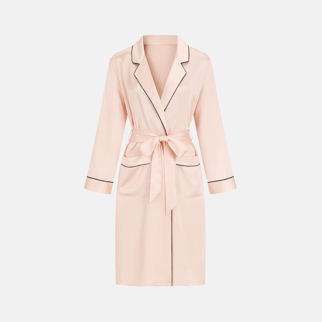 Women's 100% Mulberry Silk Nightgown with Pockets