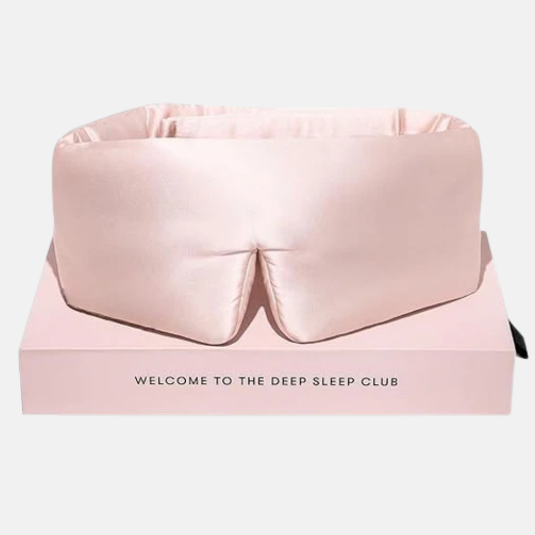 Silk Sleep Mask with Soft Padding for Luxurious Sleep in Total Darkness