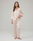 Pajama Set for Women – Soft, Breathable, Luxury Sleepwear with Long Sleeves & Pants - Silken & Dreams