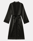 Silk Long Robe – Elegant and Comfortable Kimono Gown for Relaxing