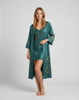 Shira Satin Nightdress – Chic Silky Sleepwear with Open Back Design