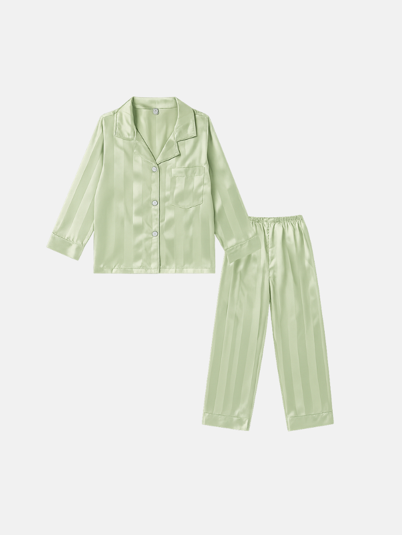 Boys Satin Sleepwear Set – Soft, Breathable Pajamas for Cozy Nights at Home