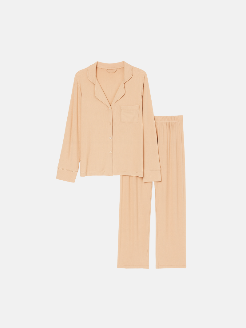 Women’s Pajama Set – Long Sleeve Sleepwear with Relaxed Fit