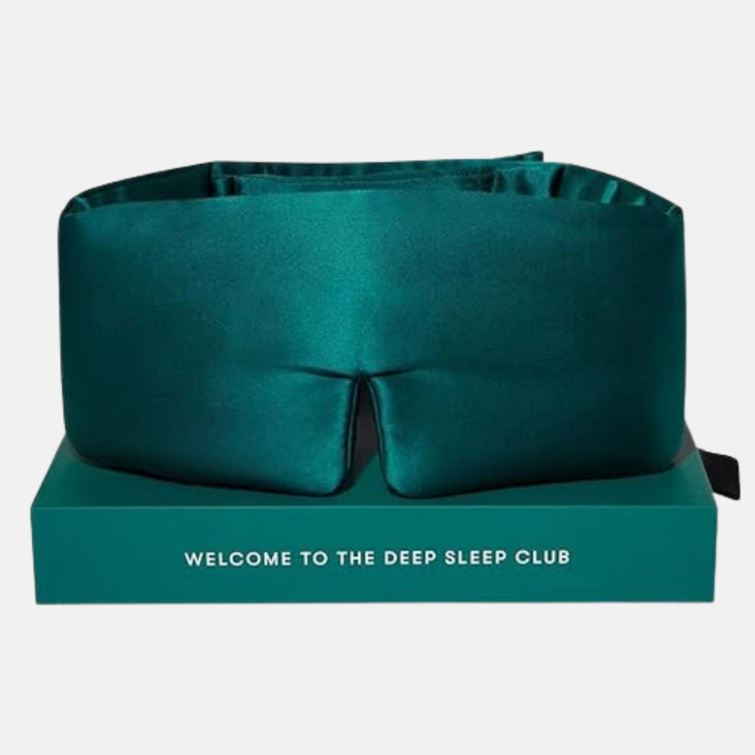 Silk Sleep Mask with Soft Padding for Luxurious Sleep in Total Darkness