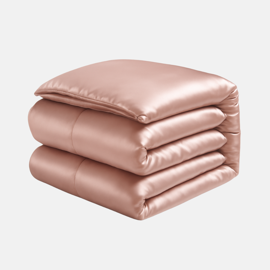 Mulberry Silk Duvet Cover – Seamless, Luxurious, Breathable & Hypoallergenic Bedding for Restful Sleep