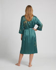 Shira Satin Nightdress – Chic Silky Sleepwear with Open Back Design