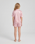 Kids 2 Piece Pajama Set – Cozy Girls Sleepwear with Shorts, Pants & Collared Top