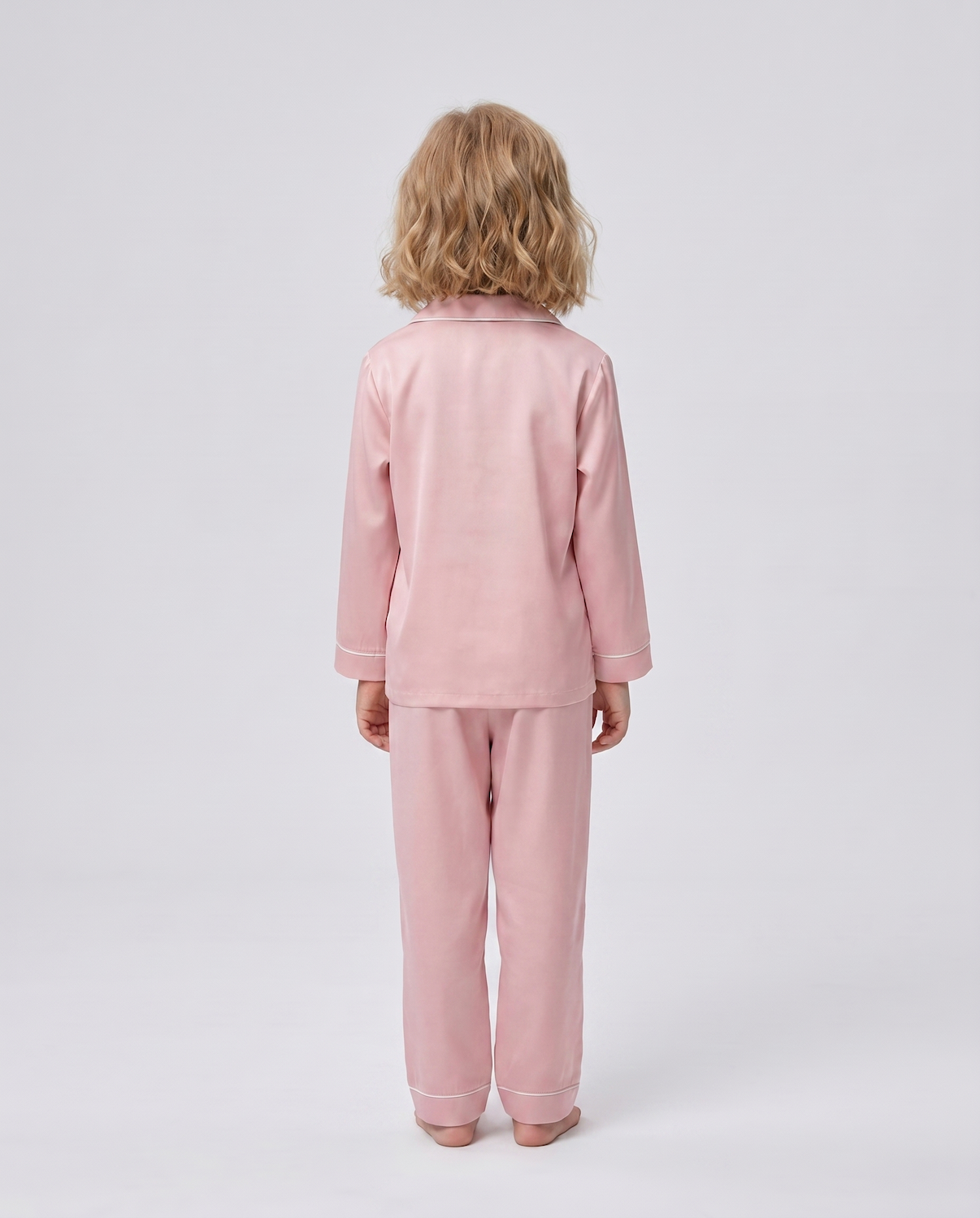 Silk Children's 3-Piece Pajama Set – Long Sleeved Top &amp; Long Pants