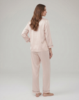 Pajama Set for Women – Soft, Breathable, Luxury Sleepwear with Long Sleeves & Pants - Silken & Dreams