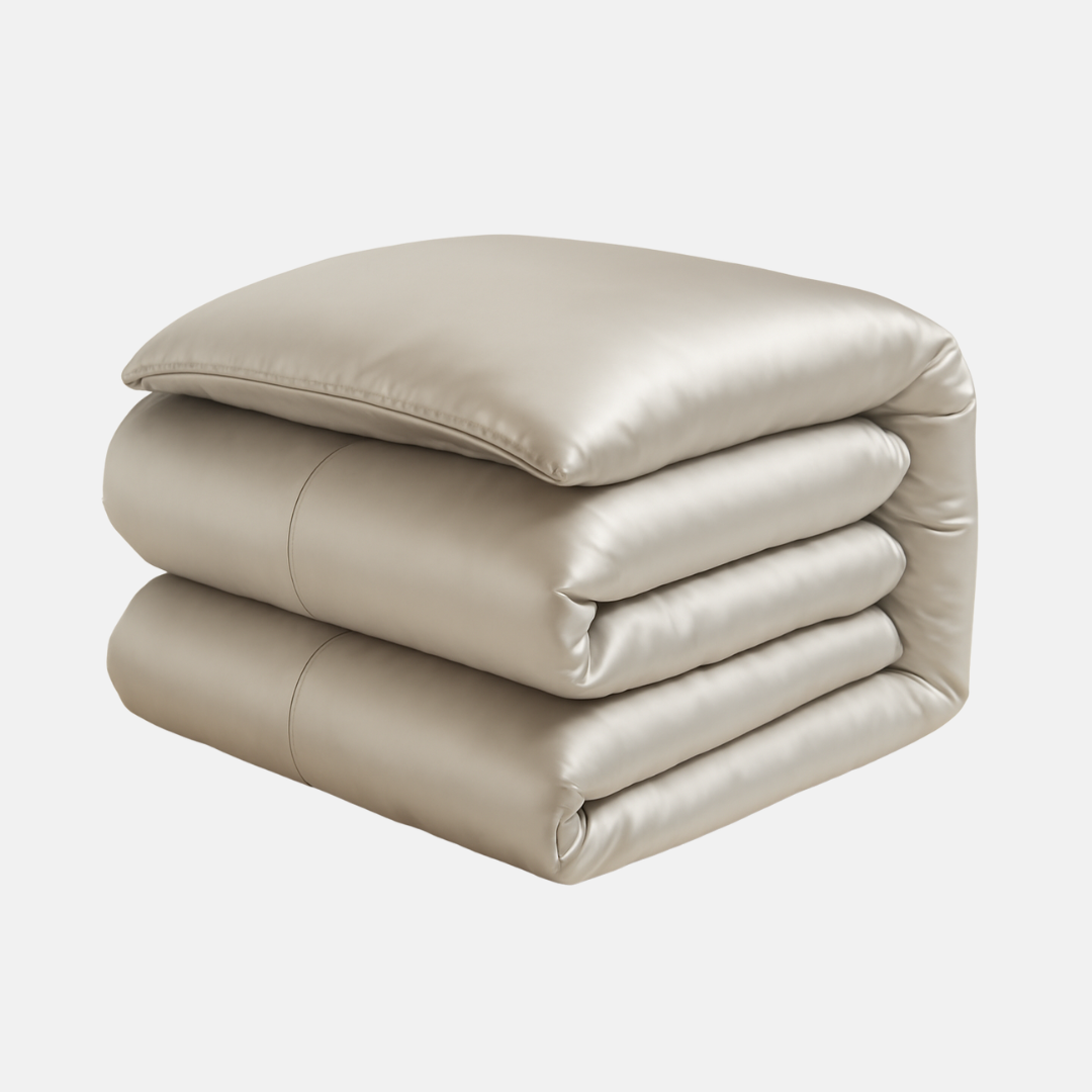 Mulberry Silk Duvet Cover – Seamless, Luxurious, Breathable & Hypoallergenic Bedding for Restful Sleep