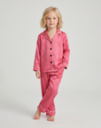 Silk Children's 3-Piece Pajama Set – Long Sleeved Top & Long Pants