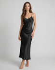 Silk Luxury Nightgown – Elegant, Soft, Breathable Sleepwear for Women - Silken & Dreams