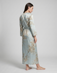 Charlie Satin Night robe – Silky Sleeveless Slip Dress for Women - Silken & Dreams