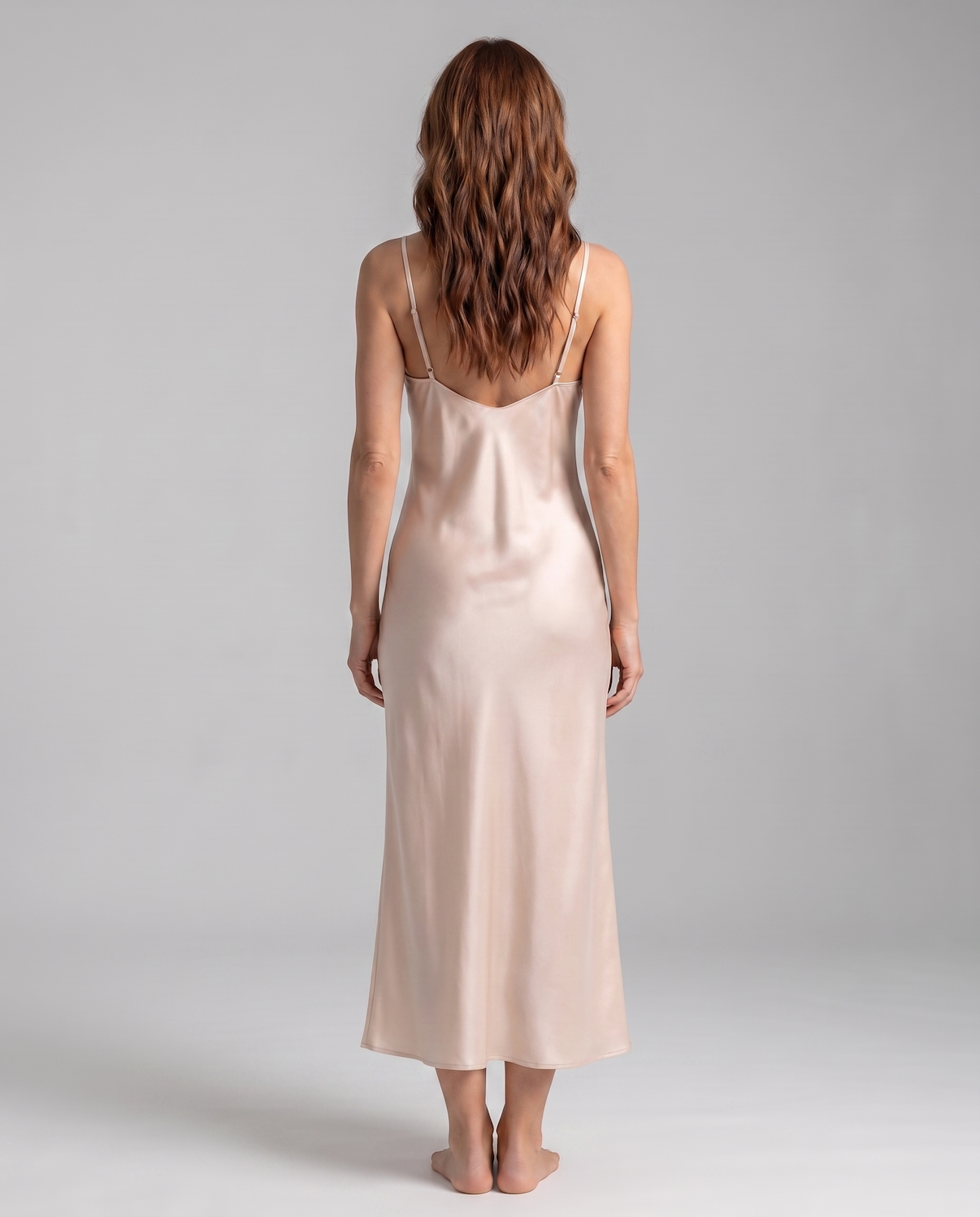 100% Silk Luxury Nightgown – Elegant, Soft, Breathable Sleepwear for Women - Silken &amp; Dreams