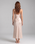 100% Silk Luxury Nightgown – Elegant, Soft, Breathable Sleepwear for Women - Silken & Dreams