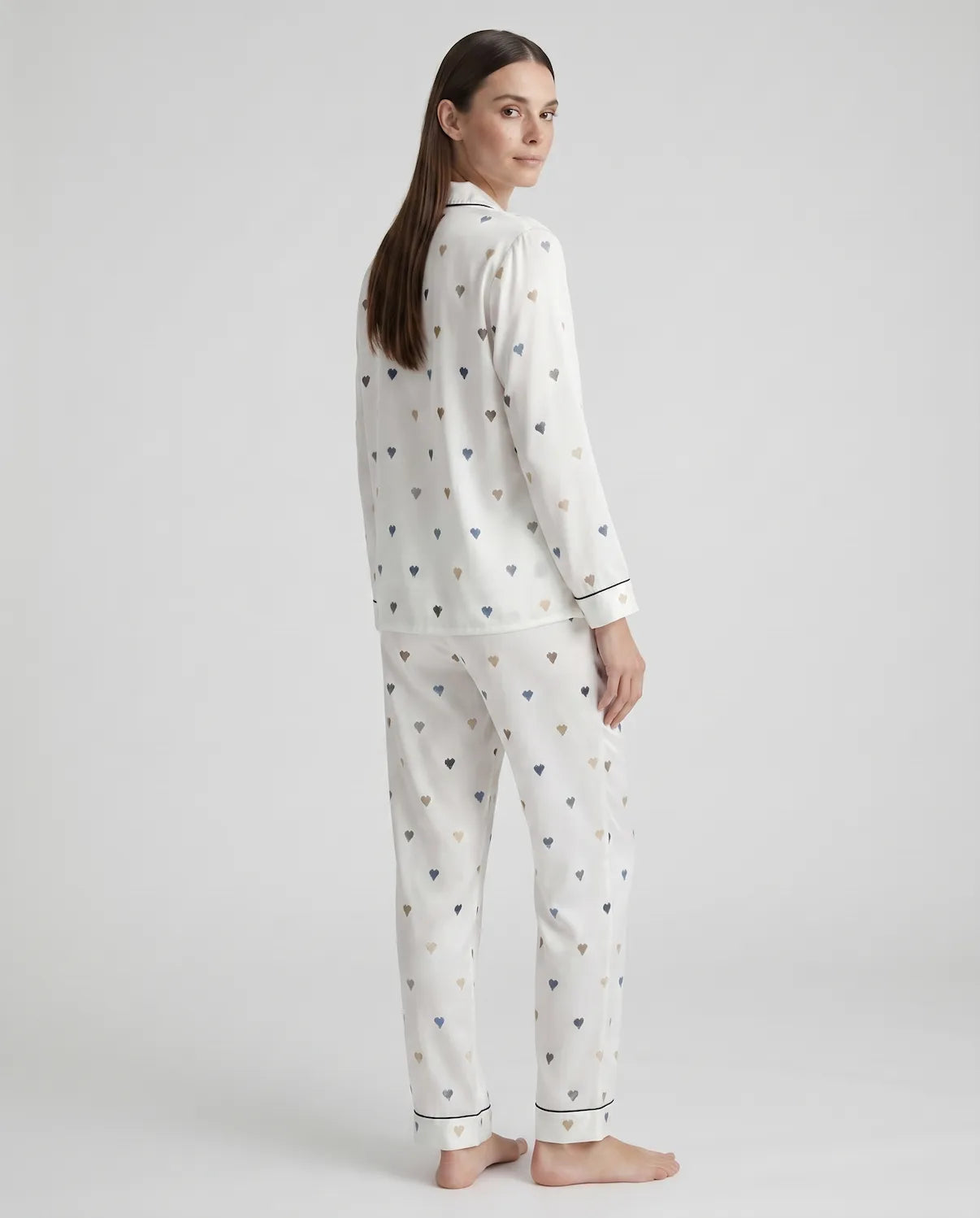 Women's Satin Silk Pajama Set – Soft, Lightweight Sleepwear with Long Sleeve Top & Pants - Silken & Dreams
