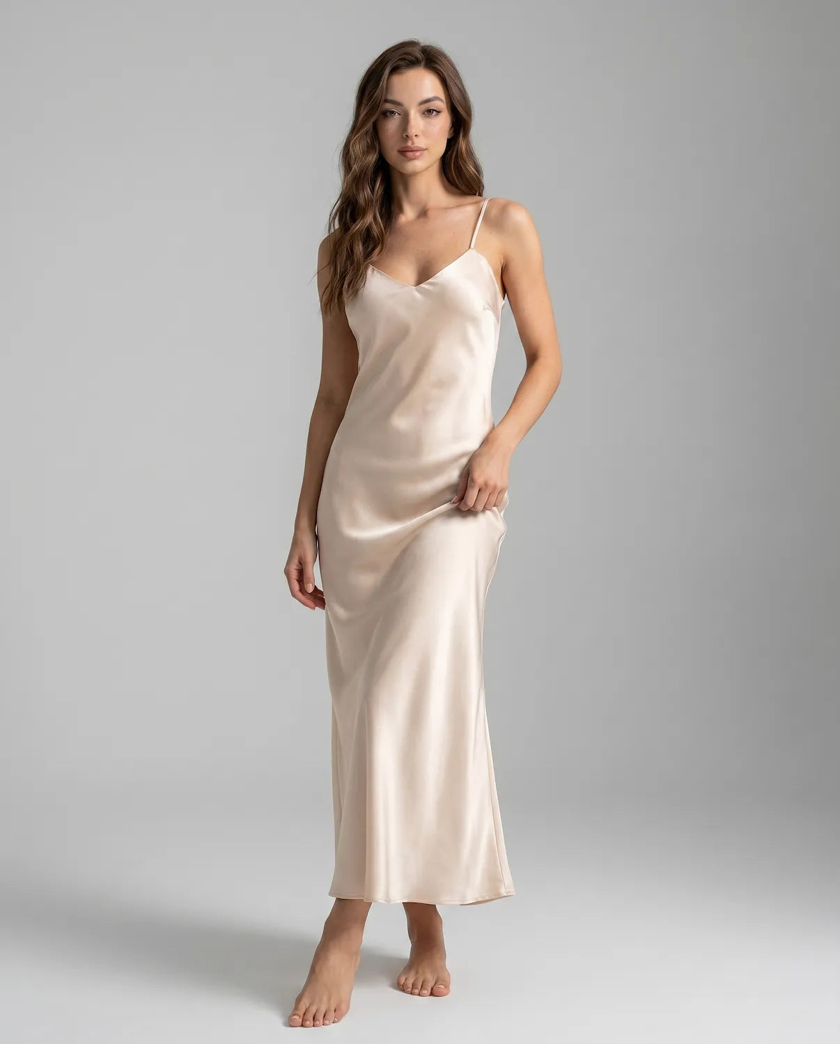 100% Silk Luxury Dress – Elegant, Soft & Breathable for Women - Silken & Dreams