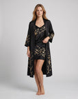Shira Satin Nightdress – Chic Silky Sleepwear with Open Back Design