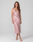 100% Silk Luxury Nightgown – Elegant, Soft, Breathable Sleepwear for Women - Silken & Dreams