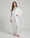 Pajama Set for Women – Soft, Breathable, Luxury Sleepwear with Long Sleeves & Pants - Silken & Dreams