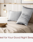 2-Pack Mulberry Silk Pillowcases – Soft, Breathable, Anti-Frizz Luxury Pillow Covers - Silken & Dreams
