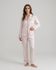 Pajama Set for Women – Soft, Breathable, Luxury Sleepwear with Long Sleeves & Pants - Silken & Dreams