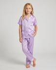 Kids 2 Piece Pajama Set – Cozy Girls Sleepwear with Shorts, Pants & Collared Top