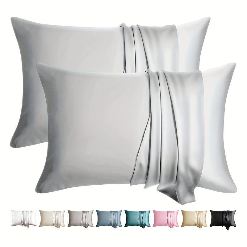 2-Pack Mulberry Silk Pillowcases – Soft, Breathable, Anti-Frizz Luxury Pillow Covers - Silken & Dreams