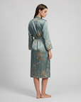 Charlie Satin Night robe – Silky Sleeveless Slip Dress for Women - Silken & Dreams