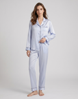 Pajama Set for Women – Soft, Breathable, Luxury Sleepwear with Long Sleeves & Pants - Silken & Dreams