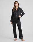 Pajama Set for Women – Soft, Breathable, Luxury Sleepwear with Long Sleeves & Pants - Silken & Dreams