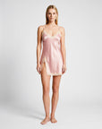 Olivia Lace Trim Silk Nightgown – Elegant Lightweight Sleepwear for Women - Silken & Dreams