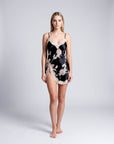Olivia Lace Trim Silk Nightgown – Elegant Lightweight Sleepwear for Women - Silken & Dreams